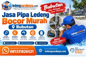 Jasa Pipa Ledeng Bocor Murah Bubutan