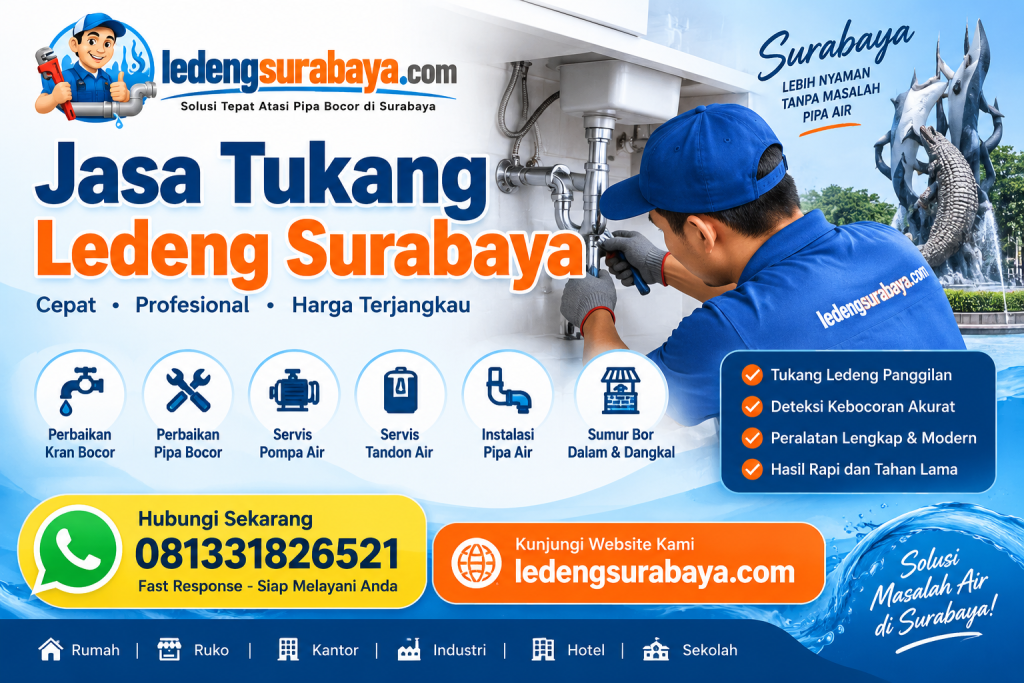 Jasa tukang ledeng Surabaya